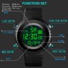 Hessimy Men's Digital Sports Watch Waterproof Tactical Watch