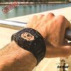 Rectangle Skeleton Diamond Big Face Skull Watches for Men