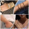 Coffee Bean Chain 18K Gold Cuban Link