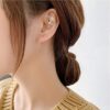 Wrap Crawler Hook Earrings Draping Chain Stud