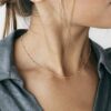 Gold Choker Necklace for Women 18k Gold Plated
