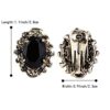 BriLove Victorian Style Clip On Earrings for Women