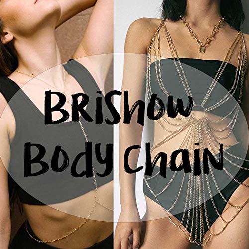 Rhinestone Body Chain Crystal Sexy Layered Waist Chain