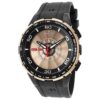 Turbine Analog Display Swiss Automatic Black Watch Perrelet Men's