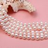 JYX Pearl Triple Strand Necklace AA+ Quality