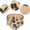 Hicarer 5 Pieces Leopard Tube Bracelet Multilayer