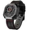 Agelocer Sport Watches Automatic Skeleton Watch Steel Waterproof