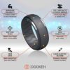 Breathable Men's Silicone Wedding Rings - Ideal for Workouts, 1-4-7 Pack, Perfect Gift for Any Occasion