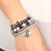 RIAH FASHION Bohemian Mix Bead Multi Layer Bracelets