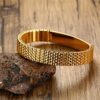 MEALGUET WARFARIN Stainless Steel Gold Plated Medical Alert