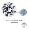 BERRICLE Rhodium Plated Sterling Silver Halo Promise Engagement