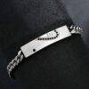 Lovastar 2PCS Couples Bracelets Set Stainless Steel Love Heart
