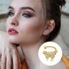 Wrap Crawler Hook Earrings Gold Piercing Climber Earring