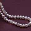 JYX Pearl Necklace Classic Near-Round White Cultured Freshwater Pearls