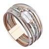 GelConnie Baroque Pearl Leather Cuff Bracelet