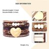 Heart of Love Leather Wrap Bracelet: A Timeless Gift of Love