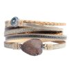 Bohemian Wrap Magnetic Bracelet Faux Suede Leather