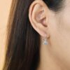 Boma Jewellery's Sterling Silver Sunflower Dangle Earrings – Handcrafted Elegance from Thailand with a Lifetime Guarantee