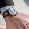 Agelocer Men's Genuine Diamond Dial Blue World time Mechanical Watch