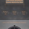 BRIGADA Men's Watches Classic Black Business Casual Wrist Watch