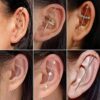 Wrap Crawler Hook Hypoallergenic Stud Earrings Set