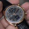 IWC Portuguese Chronograph Classic Gray Dial Leather Strap Automatic