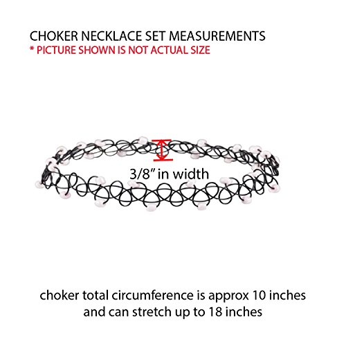 BodyJ4You 12PC Choker Necklace Set