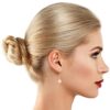 Shell Pearl Drop Earrings for Women in 14k Rose Gold