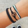 RIOSO 22 Pcs Wave Strand Bracelet Set