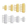 8 Pieces 4 Sizes Slide Clasp Lock Necklace Connector