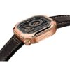 Agelocer Men's Watch Top Brand Automatic Skeleton Stainless Steel