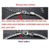 EFTOM 1 Row Silver Rhinestone Choker Necklace