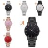 Steel Dial Bracelet Watch Lady Girls Dress Wristwatch