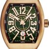 Franck Muller Vanguard Titanium Green Face with Luminous Hands