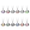RoyAroma 2PCS Aromatherapy Essential Oil Diffuser Necklace