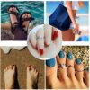 Adramata 4 Pcs 925 Sterling Silver Adjustable Toe & Finger Ring Set for Women 🌸