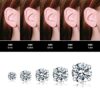 Helix Cubic Zirconia Hypoallergenic Stud Earrings