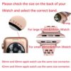 Secbolt Hollowed-out Bling Bands Compatible Apple Watch Band