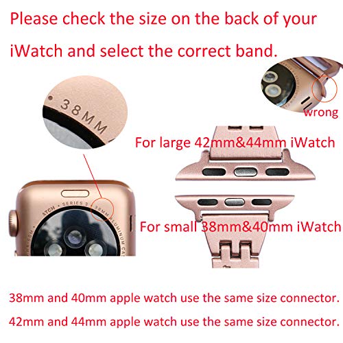 Secbolt Hollowed-out Bling Bands Compatible Apple Watch Band