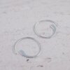 Boma Jewelry Sterling Silver Pull Through Hoop Earrings