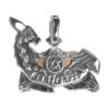 Jasper Gemstone Doe Deer Pendant Enhancer