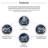 Elegance Redefined: Men's Blue Moon Phase Luxury Watch with Leather Strap