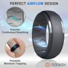 Breathable Men's Silicone Wedding Rings - Ideal for Workouts, 1-4-7 Pack, Perfect Gift for Any Occasion