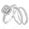 1 Carat Diamond Engagement Ring - IGI Certified 14 Karat