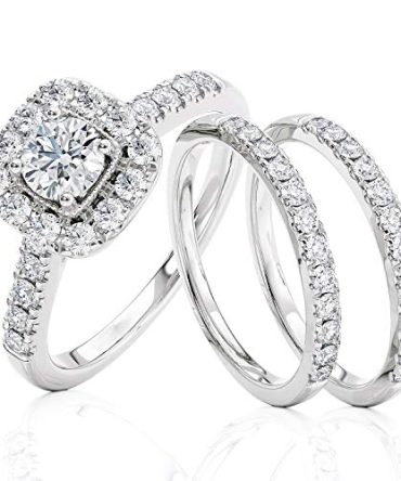1 Carat Diamond Engagement Ring - IGI Certified 14 Karat