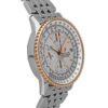 Silver Dial Mens Watch Automatic Breitling Navitimer Mechanical