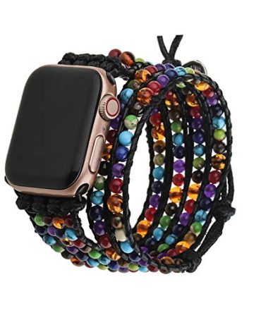 Beads Bracelet Watch Strap Compatible with Apple Watch