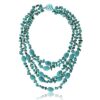 Elegant Green Simulated Turquoise Necklace - Perfect for Special Occasions