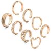 Anicina Various Types Band Ring Set Foot Jewelry
