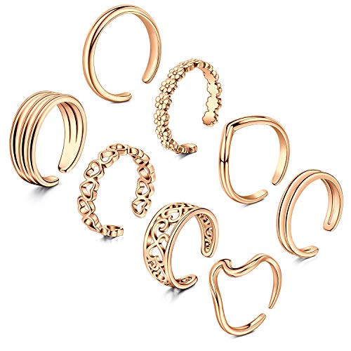 Anicina Various Types Band Ring Set Foot Jewelry